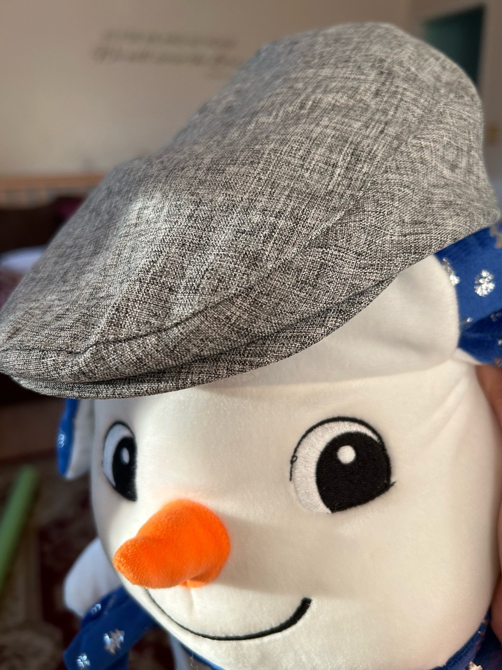 Gray newsboy hat (XXS) babies/toddlers